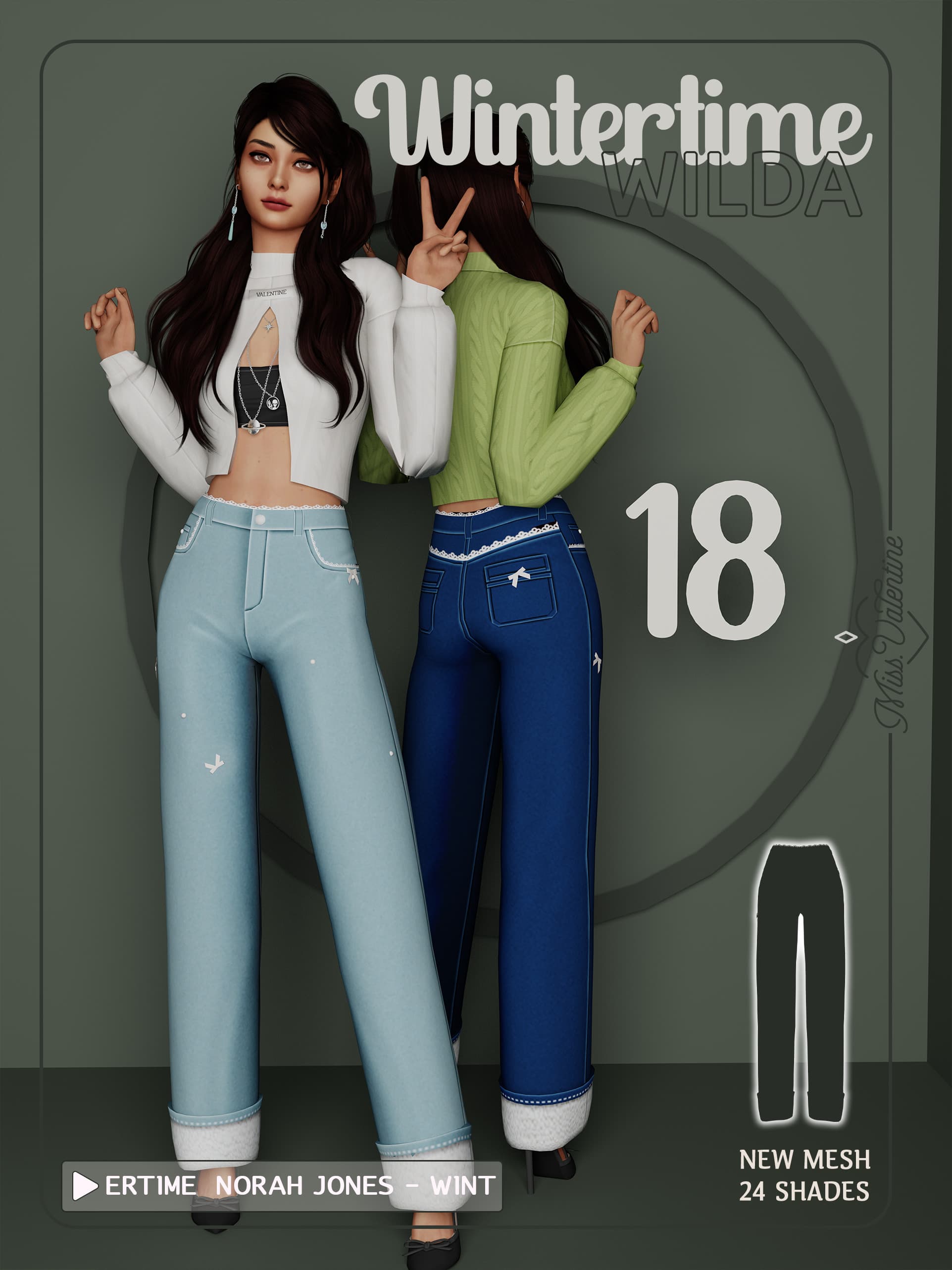 Скриншот мода Джинсы Wilda Pants